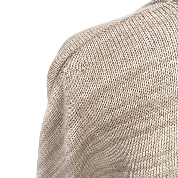 Charlotte Russe Sweater Womens S/M Tan Maroon Cardigan Aztec Southwestern Fringe - Picture 3 of 9